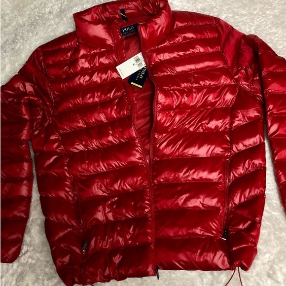 Ralph Lauren Polo Arctic Red Scarlet Packable Men’s Performance Jacket sz XL - Picture 3 of 15